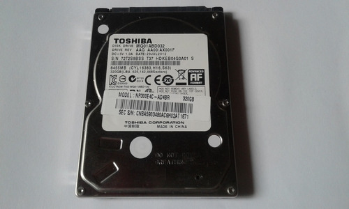 Hd  320gb  P/ Notebook Acer E1-531 / E1-571  Toshiba
