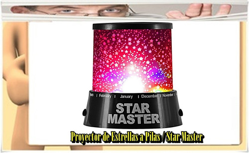 Velador Lampara Proyector D/estrellas Star Master-v.urquiza-