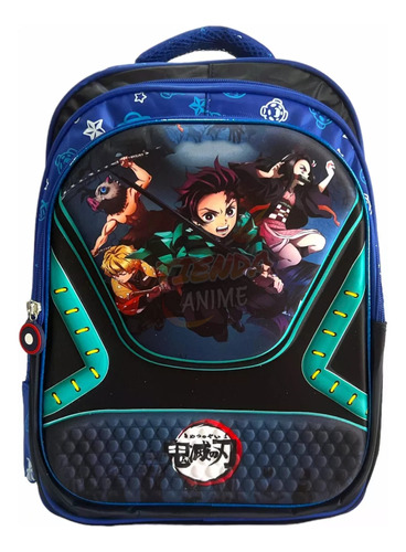 Mochila Escolar Tanjiro Nezuko Kamado - Demon Slayer 