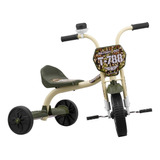 Triciclo Infantil Camuflado Militar Com Buzina Motoquinha