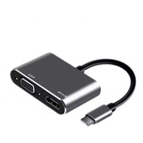 Adaptador 2en1 Tipo C A Hdmi Y Vga 