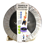 Mini Trampolin Deportivo Fitness Bouncepro Con Barandal