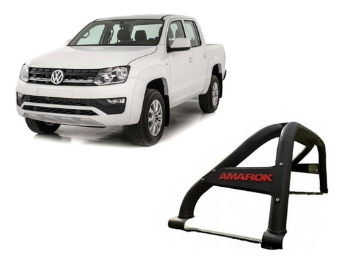 Jaula Barra Antivuelco Negra Vw Amarok 2010 2011 2012 2013+