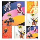 Kit 6 Cadernos Do Naruto Brochura Grande Capa Dura 1 M 80 F