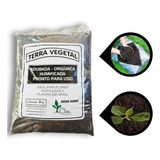 Terra Vegetal Adubada 3 Kg Composto Orgânico Humificado