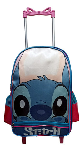 Lillo Stitch Mochila De Rodinhas Escolar Infantil Com Brinde