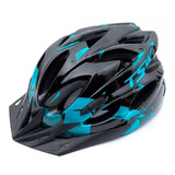 Capacete Tsw Raptor 2 C/led Bike Mtb Preto/azul (m)