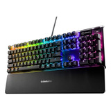 Steelseries Hybrid Mechanical Keyboard, Rgb, 104 Keys, Usb