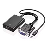 Convertidor Vga A Hdmi+audio3.5+ Impulso D Energía Micro Usb