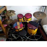 Bateria Acústica Nagano Onix Drums Smart 22  Big Yellow 
