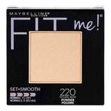 Base De Maquillaje En Polvo Maybelline Fit Me Fit Me Set + Smooth Tono 220 Natural Beige - 0.3floz