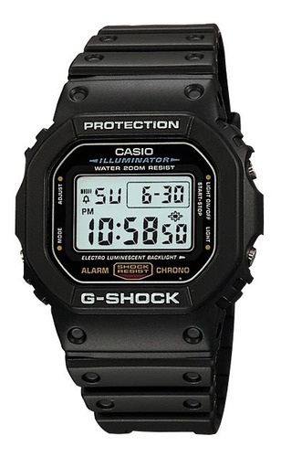 Reloj Casio G-shock Dw-5600e-1v Wr 200m Agente Oficial Caba