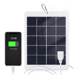 Cargador Solar De Carga Portátil, Panel Usb De 5 V Para Cáma