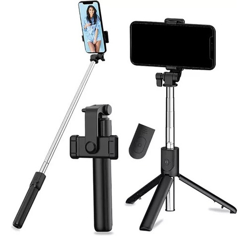 Palo Selfie Stick Celular Bluetooth 3 En 1 C/ Control Remoto