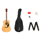 Paquete Guitarra Acustica Fender Fa-115 Oferta Meses