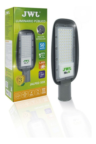 Lampara Led Suburbana 50w Fotocelda Uso Exterior 10 Pzs Jwj