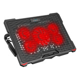 Stand/ Cooler Pad Computadoras Hasta 17,3 Inch Red