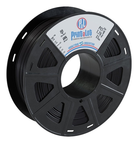 Filamento 3d Petg 1.75mm X 1kg :: Printalot Color Negro