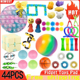 Kit Fidget Toys Barato, Juguete De Alivio Del Estrés, 44 Pie