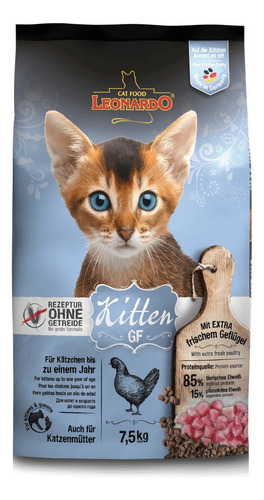 Leonardo Kitten Libre De Grano 7,5 Kg