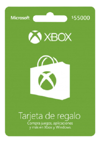 Tarjeta Regalo Xbox 55.000 (código)