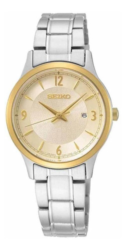 Reloj Seiko Essentials De Cuarzo Para Mujer Con Esfera Color