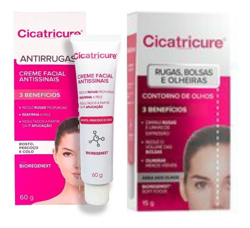 Cicatricure Antirugas 60g + Contorno Dos Olhos Blur 15g