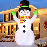 Muñeco De Nieve Gigante Inflable Snowman