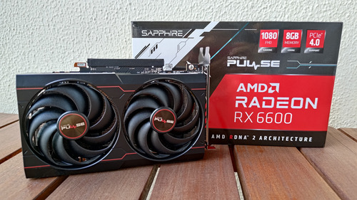 Placa De Vídeo Amd Radeon Rx 6600 Sapphire Pulse 8gb Gddr6