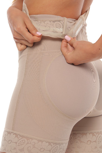 Fajas Colombianas Levanta Glúteos Control Abdomen Short Alto