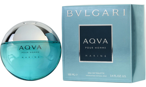 Perfume Bvlgari Aqua Marine Eau De Toilette 100 Ml Para Homb