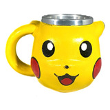 Caneca 3d Pikachu Pokémon Anime Geek Térmica Black Friday