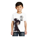 Camiseta Camisa Samurai Guerreiro Ninja Infantil Criança