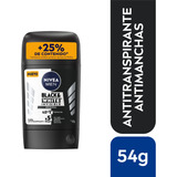 Desodorante Barra Nivea Black&white Original Masculino 54g