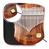 Piano De Pulgar Koa Kalimba Sólido De 21 Teclas, Marimba Pro