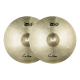 Hi Hat 14 Zeus Custom Zchh14 Par Chimbal 14 Polegadas C/ Nf