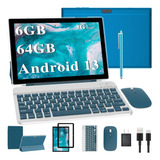 Tablet 10 PuLG 6 Gb Ram 64gb/1tb Rom Teclado Mouse Funda 