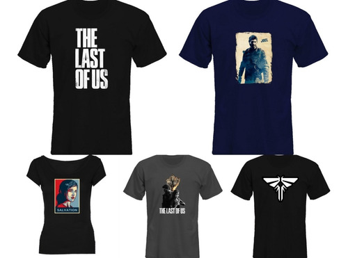 Remeras The Last Of Us Dark Playstation Vg *mr Korneforos*