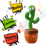Cactus Bailarín Peluche Parlanchín Repite Canta Baila Alumbr