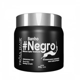 Banho De Brilho E Hitradação Troia Hair 500g Banho Negro 