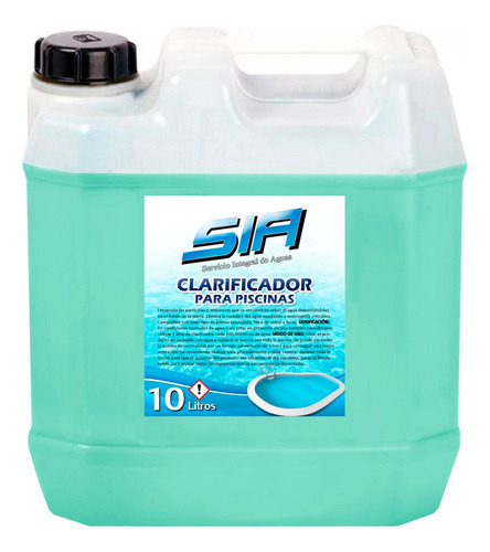 Clarificador Decantador Para Piscina 10 Litros Sia