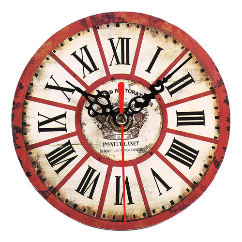 Reloj De Pared De Mdf Antiguo 34 002, 034, 086, 079, 085, 1