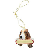 Eys Pets Basset Hound Adorno Amigos De Santa Con Placa De No