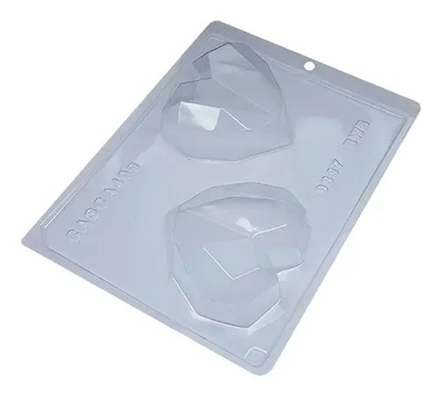 Forma De Silicone Coração Lapidado 200g C/ 1 Un - Bwb