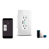 Enchufe Socket Usb Wifi  Inteligente Tipo Sonoff Para Pared