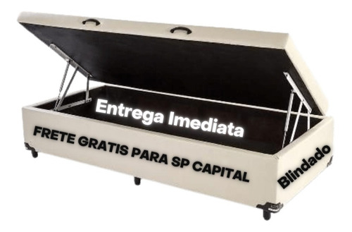 Cama Box Bau 0,78 Blindado Frete Grátis Para Sp Capital.