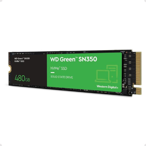 Ssd M.2 480gb Nvme Disco Sólido Interno Estern Digital Green Sn350