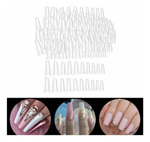 Tips Para Uñas Molde Postizas Natural Francés Formas500sets