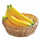 Frutas Artificiais Realistas Kit 12 Bananas Decoração Nf