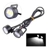  Faro Luz Lampara Led Auxiliar Mini 24mm  Luz Blanca Moto